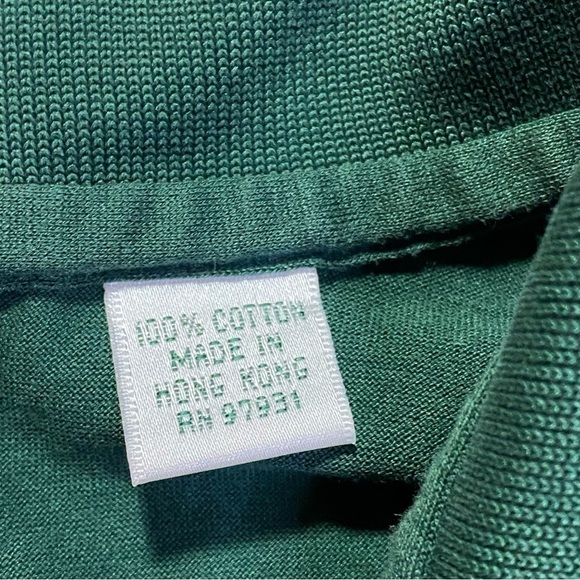 Masters Polo Shirt - Green - 100% Pima Cotton, Augusta National Golf Shop, XL - Picture 8 of 12